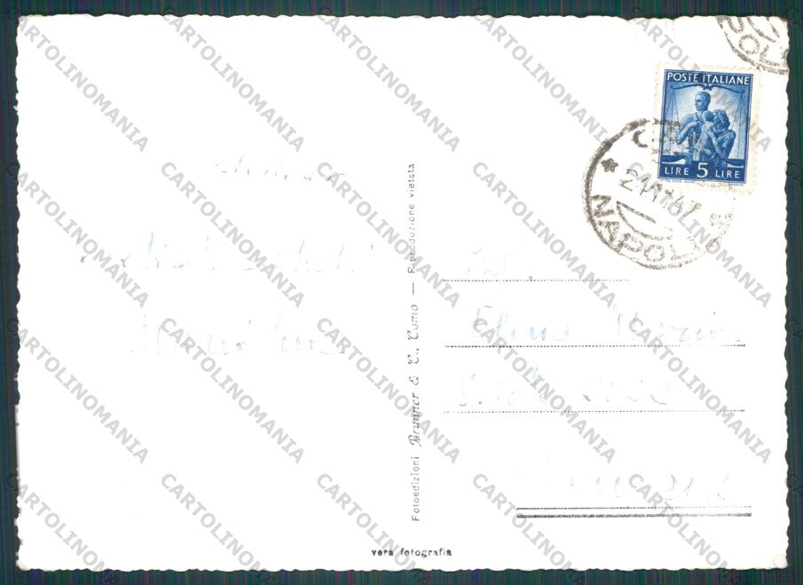 Napoli Capri Marina Grande STRAPPI Foto FG cartolina VK2759 – retro