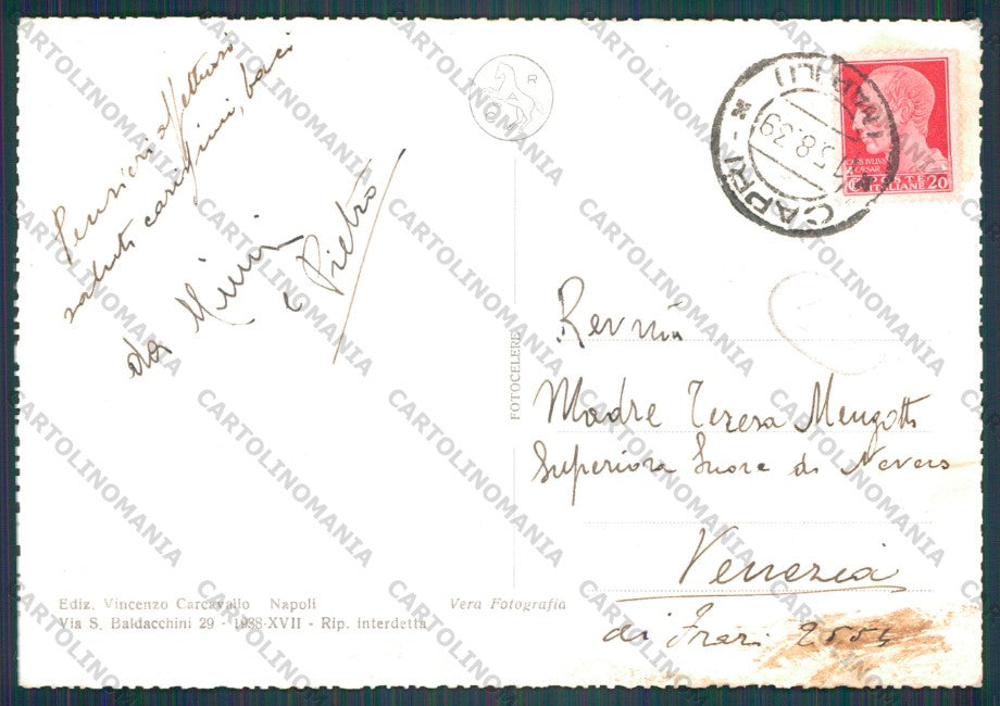 Napoli Capri Marina Grande Foto FG cartolina VK2763 – retro