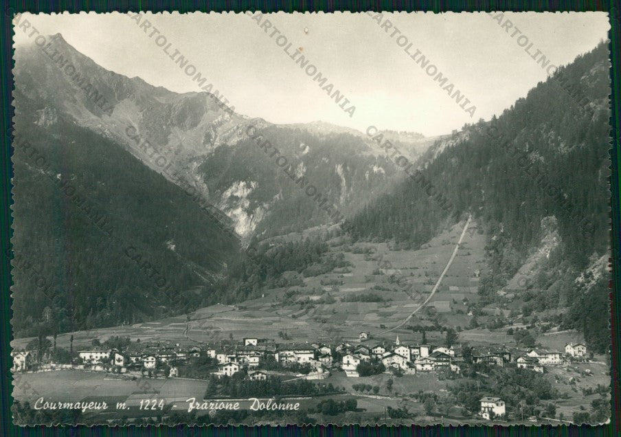 Aosta Courmayeur Dolonne FORI Foto FG cartolina VK2768 – fronte
