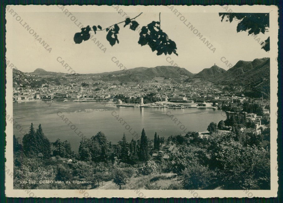 Como Città lago di Bignanico Foto FG cartolina VK2774 – fronte