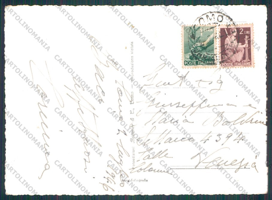Como Città lago di Bignanico Foto FG cartolina VK2774 – retro