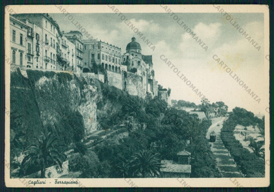 Cagliari Città Terrapieno FG cartolina VK2781 – fronte
