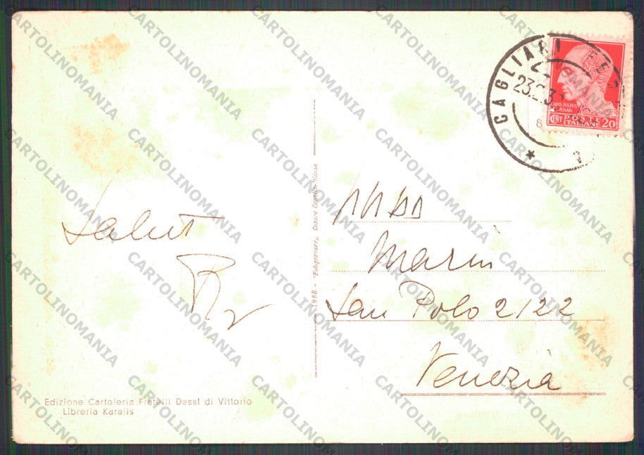 Cagliari Città Stazione FG cartolina VK2782 – retro