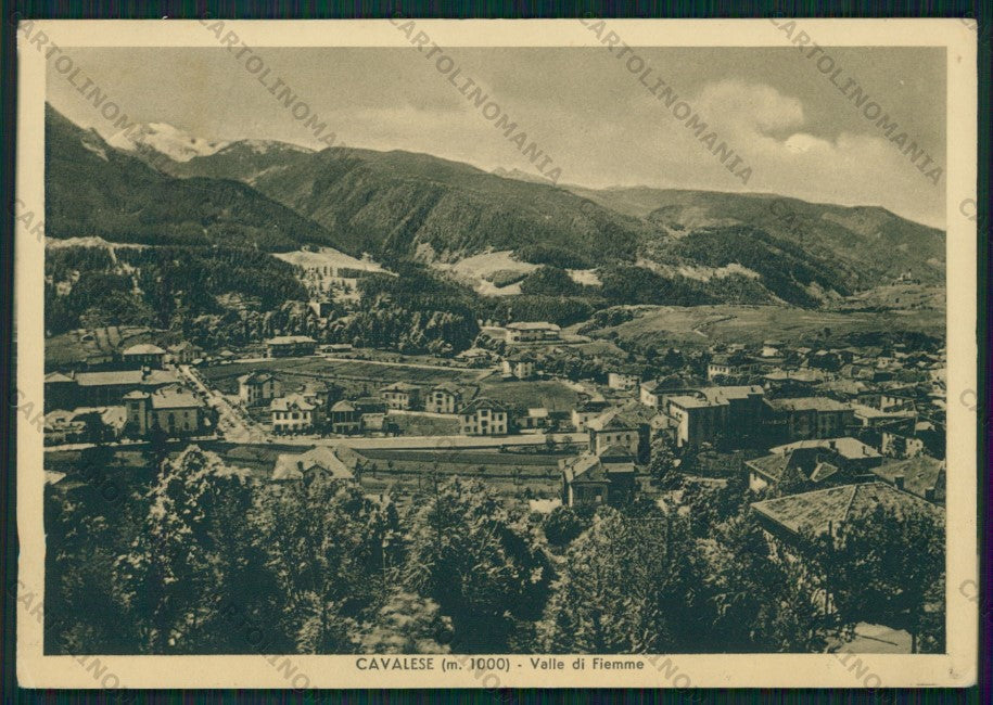 Trento Cavalese Valle di Fiemme FG cartolina VK2790 – fronte