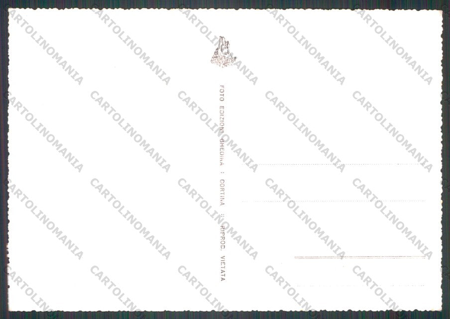 Belluno Sassolungo Sfornioi Foto FG cartolina VK2804 – retro