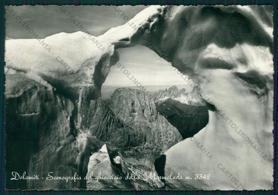 Belluno Ghiacciaio della Marmolada Foto FG cartolina VK2834 – fronte