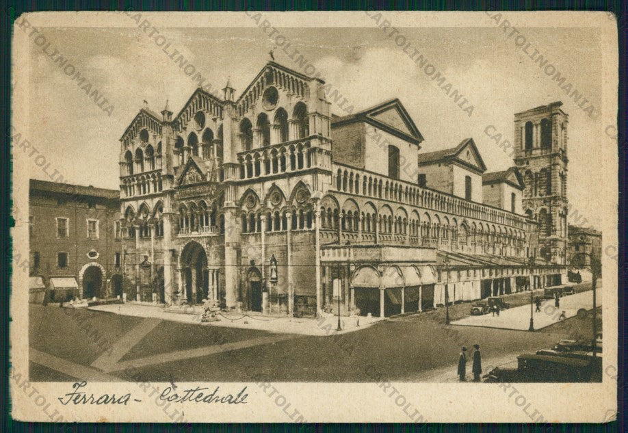 Ferrara Città Cattedrale STRAPPINO PIEGHE FG cartolina VK2844 – fronte