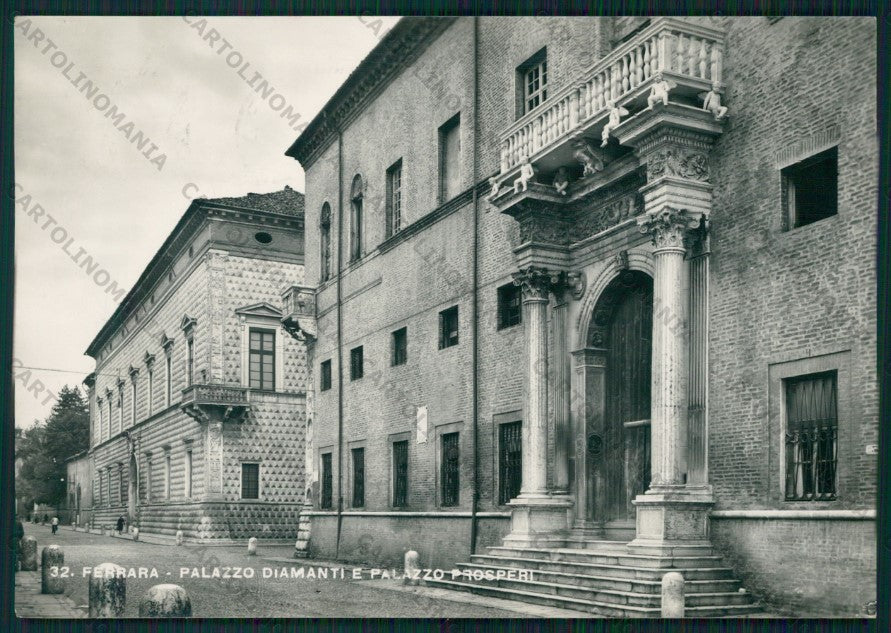 Ferrara Città Palazzo Diamanti e Palazzo Prosperi Foto FG cartolina VK2848 – fronte