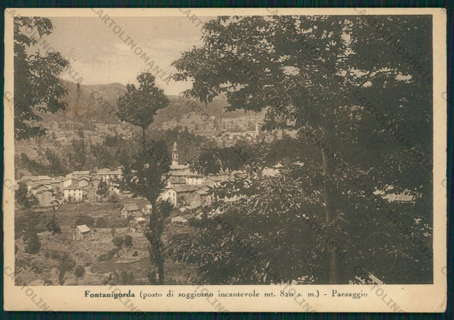 Genova Fontanigorda FG cartolina VK2851 – fronte