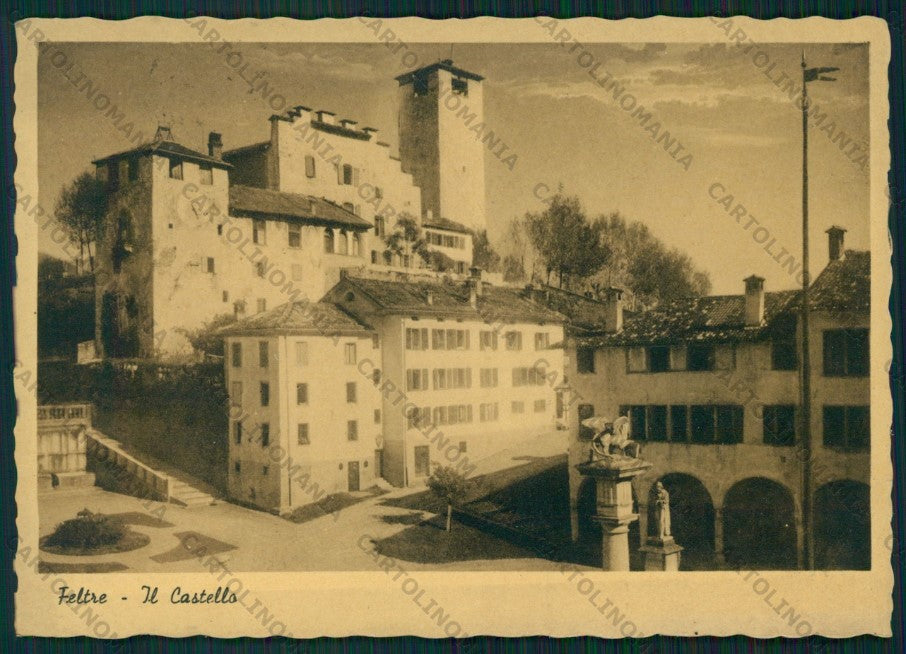 Belluno Feltre Castello FG cartolina VK2867 – fronte