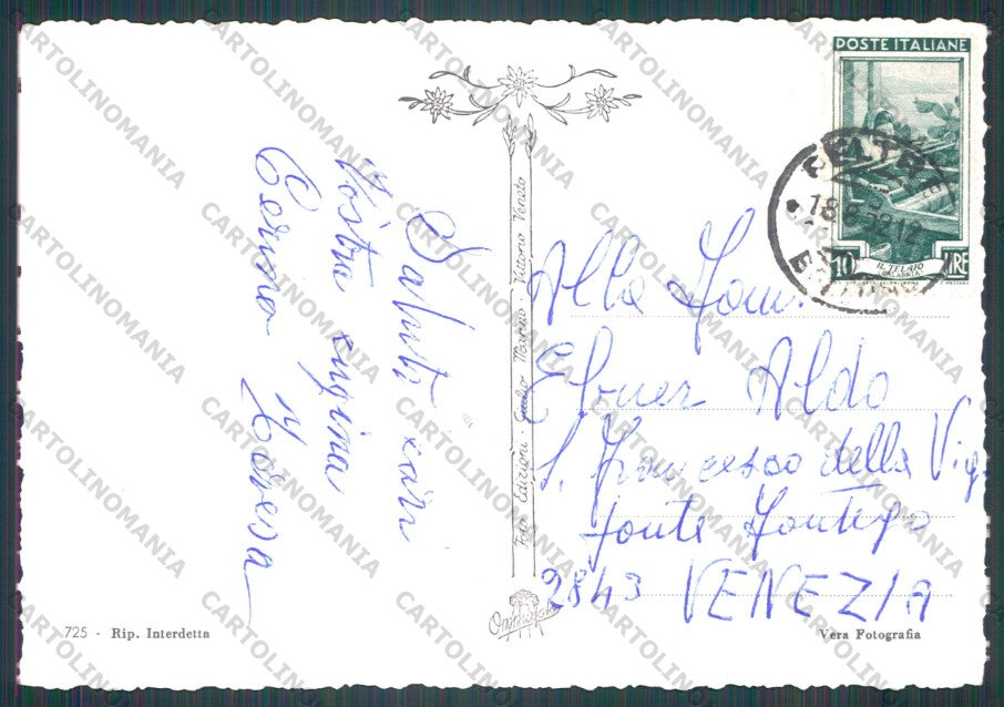 Belluno Feltre Foto FG cartolina VK2870 – retro