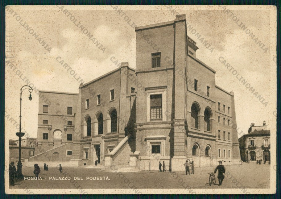 Foggia Città Palazzo Podestà FG cartolina VK2873 – fronte