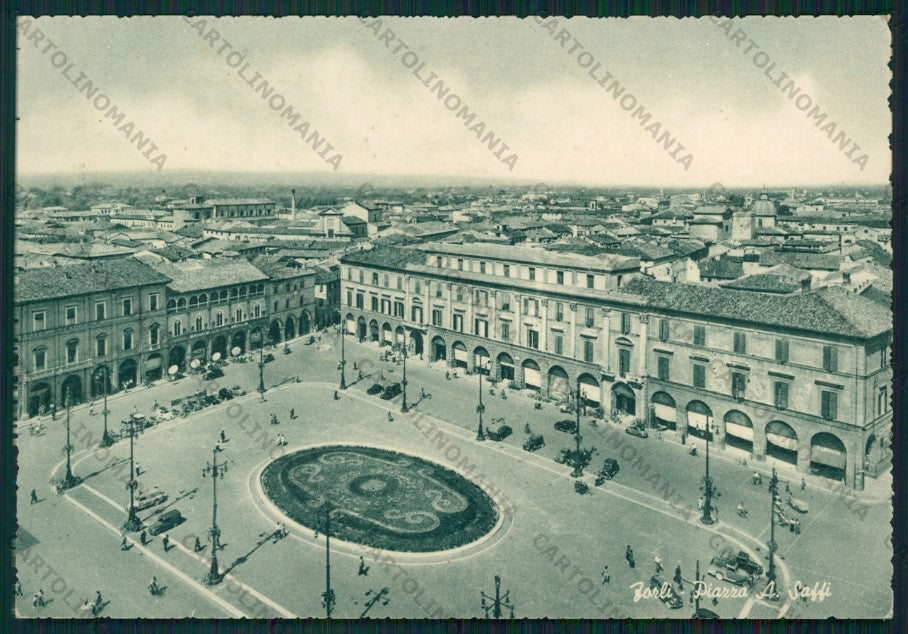 Forlì Città Piazza Aurelio Saffi FG cartolina VK2877 – fronte