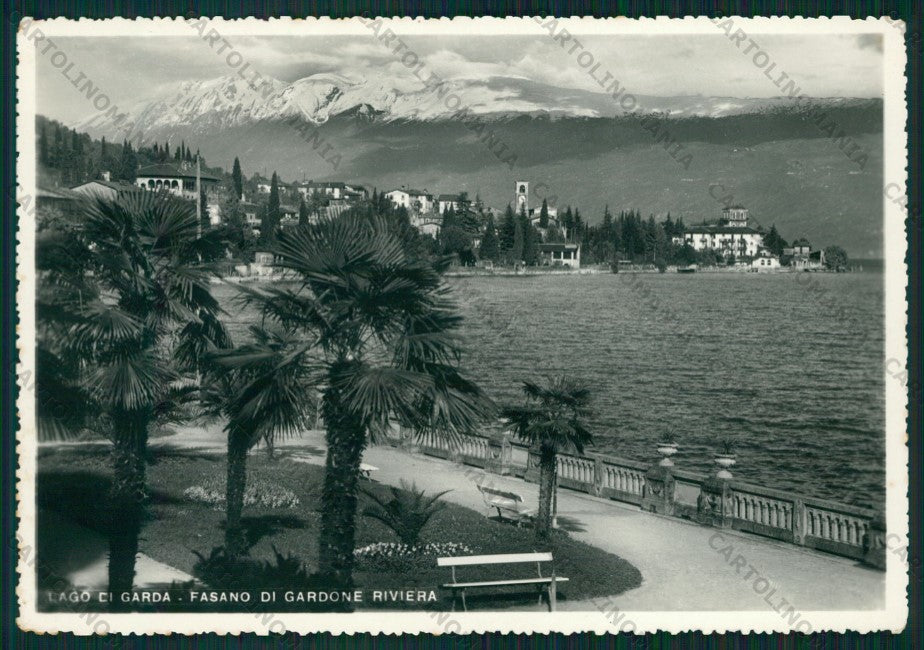 Brescia Gardone Riviera Fasano del Garda Lago di Foto FG cartolina VK2879 – fronte