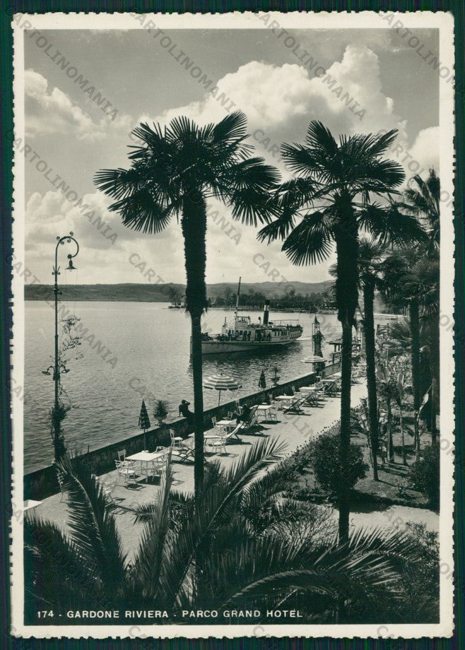 Brescia Gardone Riviera Lago di Garda Battelo Foto FG cartolina VK2898 – fronte
