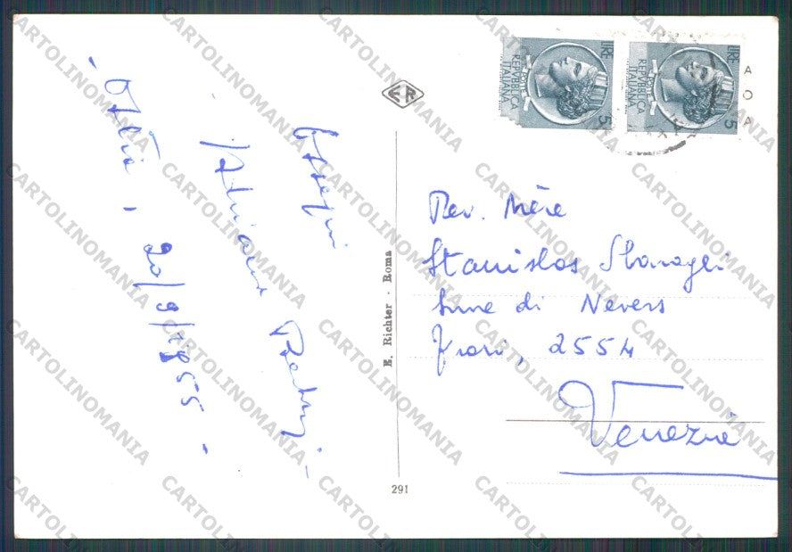 Roma Ostia Tempio di Roma e di Augusto Foto FG cartolina VK2916 – retro