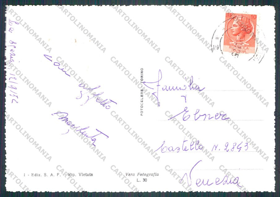 La Spezia Lerici Foto FG cartolina VK2926 – retro