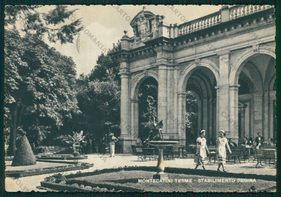 Pistoia Montecatini Terme PIEGA FG cartolina VK2933 – fronte