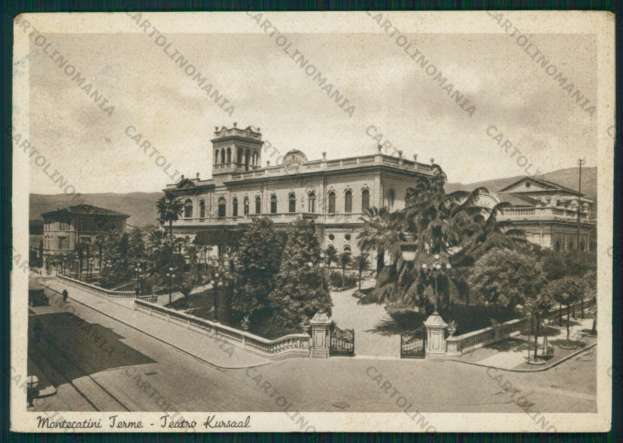 Pistoia Montecatini Terme Teatro PIEGHINE FG cartolina VK2937 – fronte