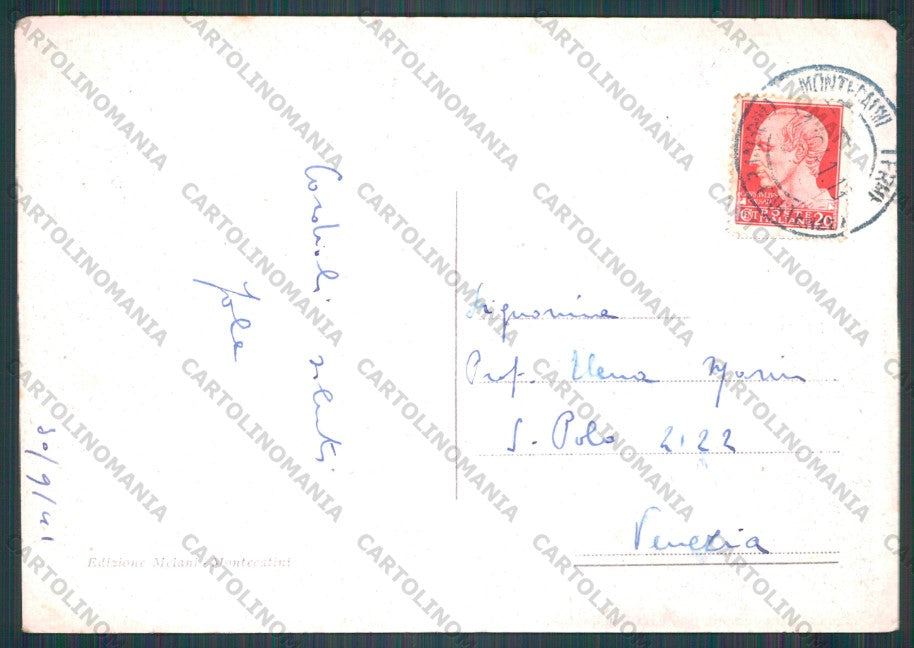 Pistoia Montecatini Terme Teatro PIEGHINE FG cartolina VK2937 – retro
