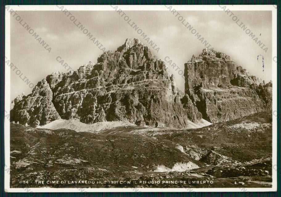 Belluno Auronzo di Cadore Misurina Tre Cime di Lavredo Foto FG cartolina VK2949 – fronte