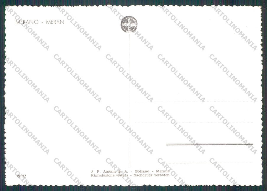 Bolzano Merano Foto FG cartolina VK2953 – retro