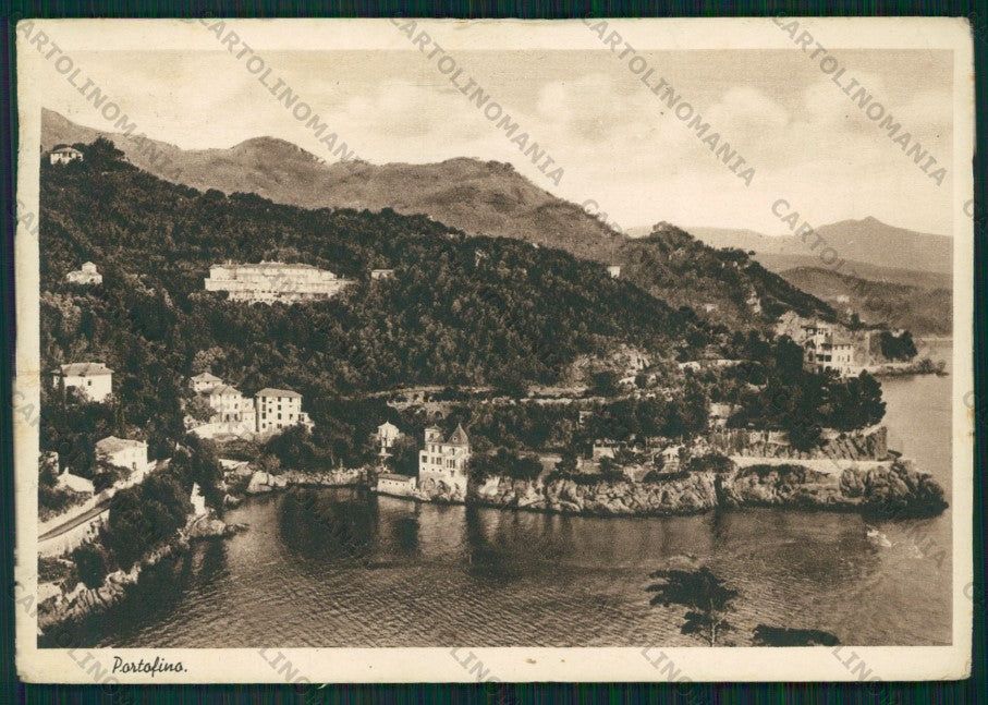 Genova Portofino PIEGHE FG cartolina VK2982 – fronte