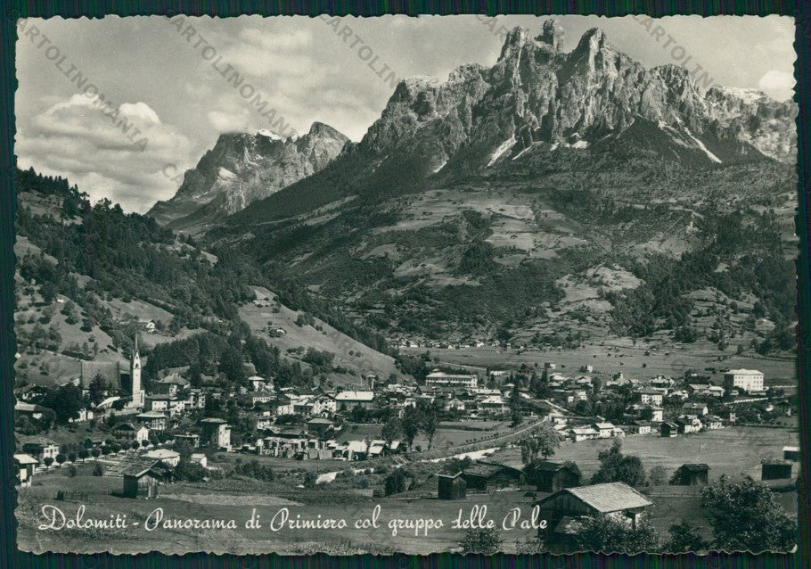 Trento Primiero Gruppo delle Pale Foto FG cartolina VK2989 – fronte