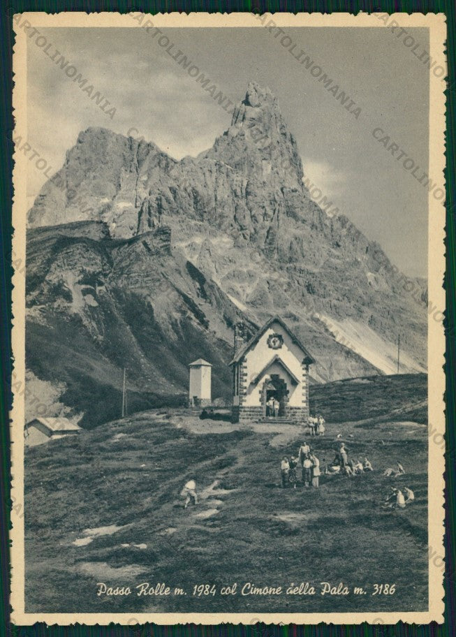Trento Primiero Passo Rolle Cimone della Pala FG cartolina VK2998 – fronte