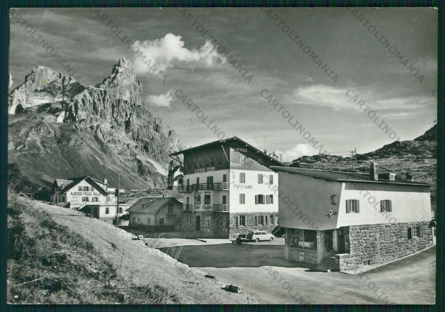 Trento Primiero Passo Rolle Auto PIEGHINE Foto FG cartolina VK3002 – fronte