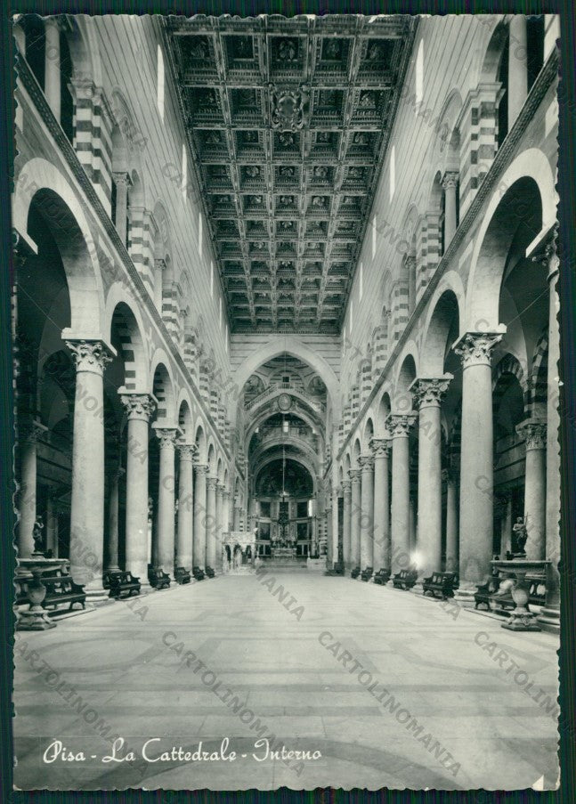 Pisa Città Cattedrale PIEGHINA Foto FG cartolina VK3006 – fronte