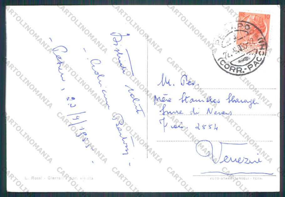 Pesaro Città Foto FG cartolina VK3025 – retro