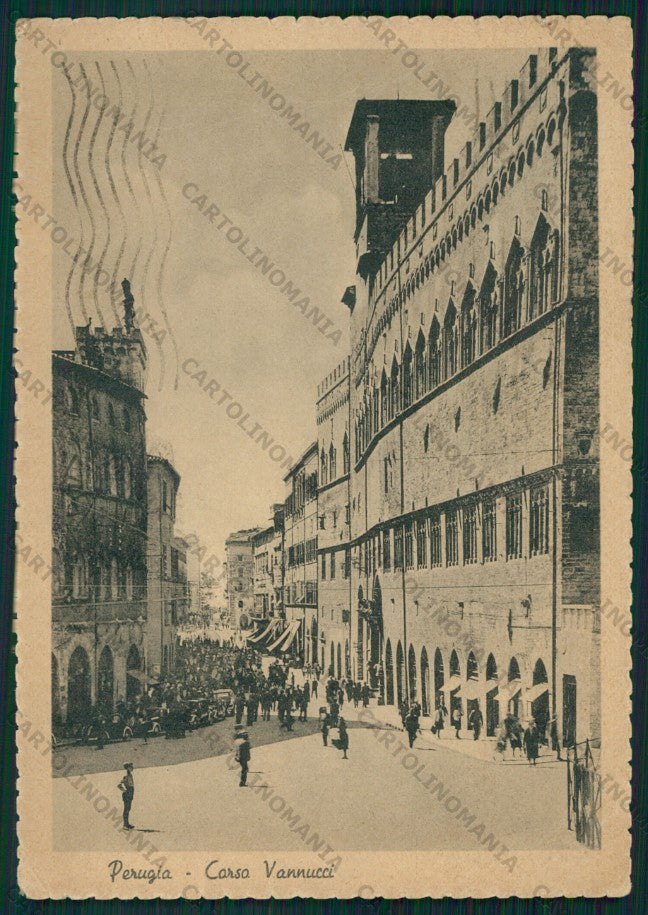 Perugia Città PIEGHINE FG cartolina VK3027 – fronte