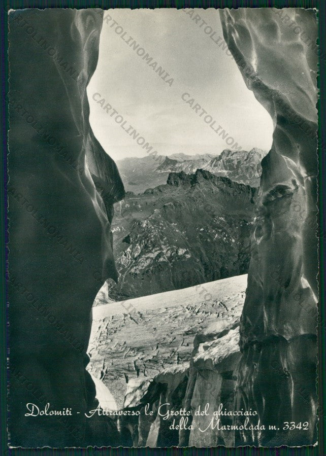 Belluno Pedavena Facen Marmolada Ghiacciaio Foto FG cartolina VK3030 – fronte