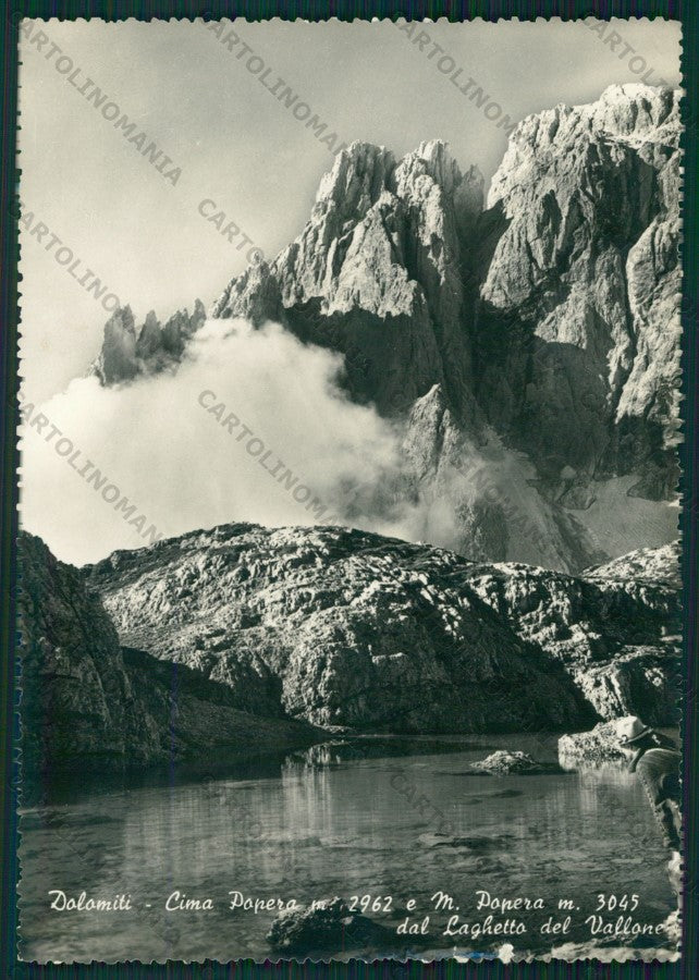 Belluno Comelico Superiore Cima Popera Vallone ABRASA Foto FG cartolina VK3032 – fronte
