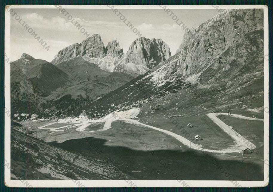 Trento Passo del Pordoi Sassolungo STRAPPINO PIEGHINE Foto FG cartolina VK3039 – fronte