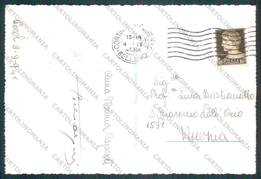 Belluno Zoldo Alto Pocol Corriera Foto FG cartolina VK3045 – retro