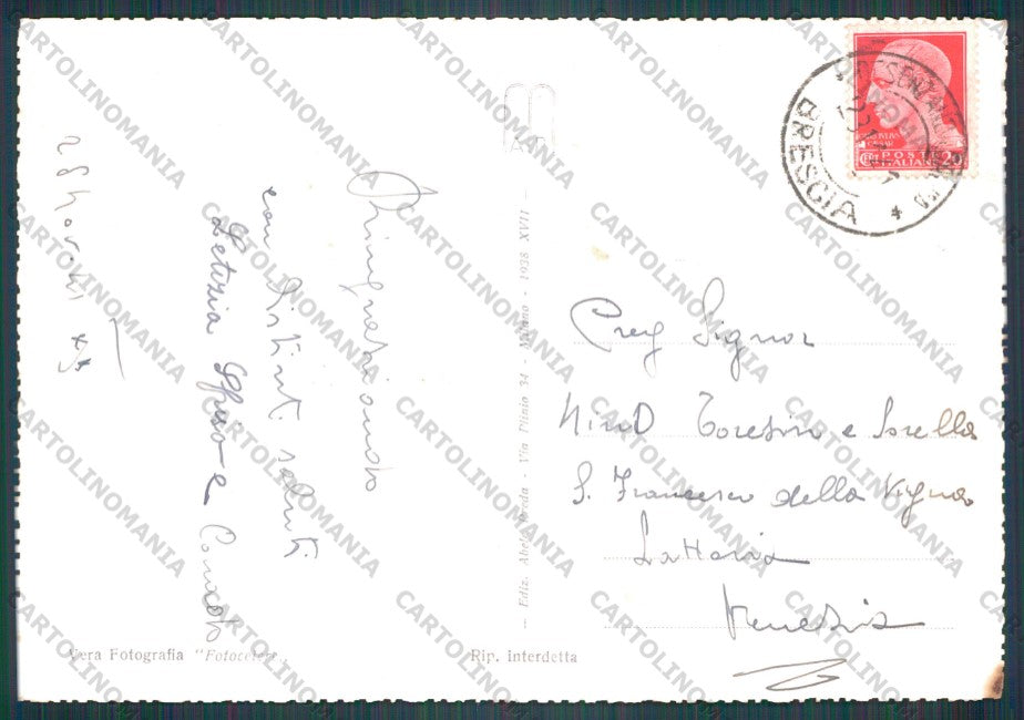 Trento Riva del Garda Lago di Battello Foto FG cartolina VK3064 – retro