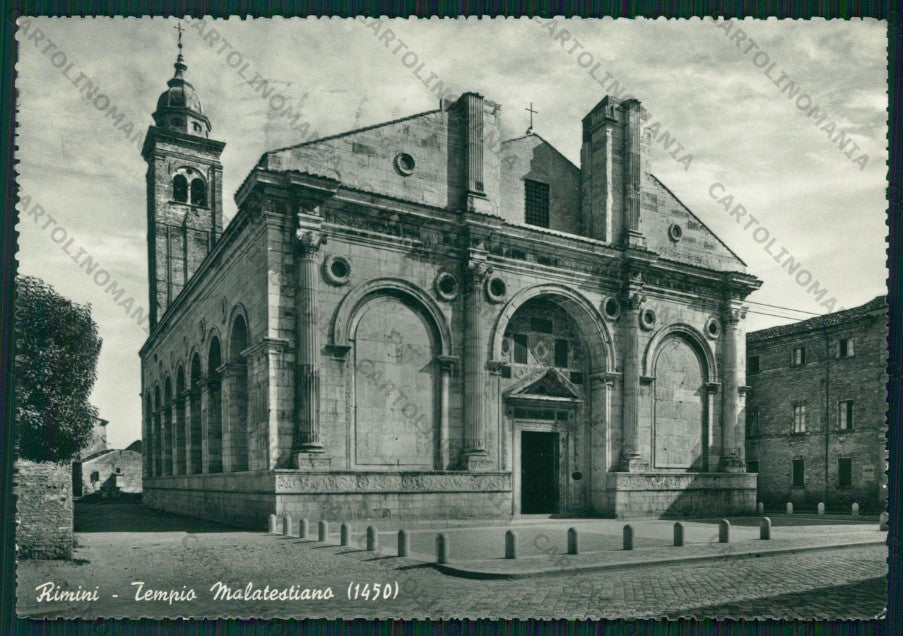 Rimini Città Tempio Malatestiano Foto FG cartolina VK3070 – fronte