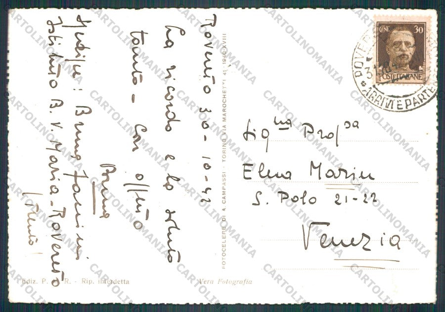 Trento Rovereto Foto FG cartolina VK3087 – retro
