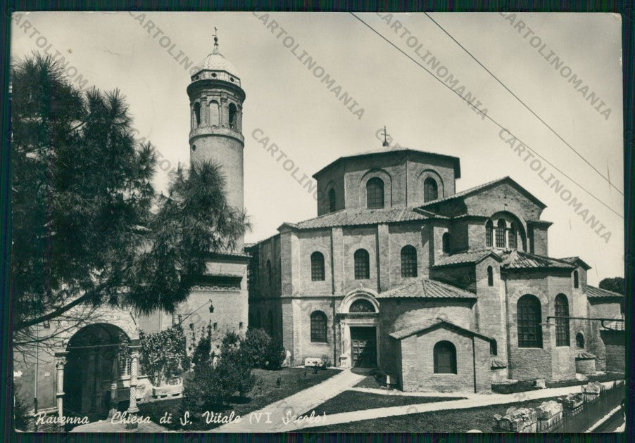 Ravenna Città Chiesa San Vitale PIEGHINE Foto FG cartolina VK3095 – fronte