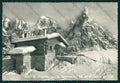 Trento Primiero Passo Rolle Nevicata Sci Baita Foto FG cartolina VK3099 – fronte