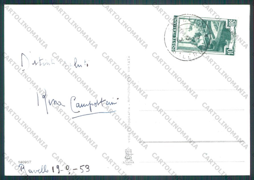 Salerno Ravello Foto FG cartolina VK3100 – retro