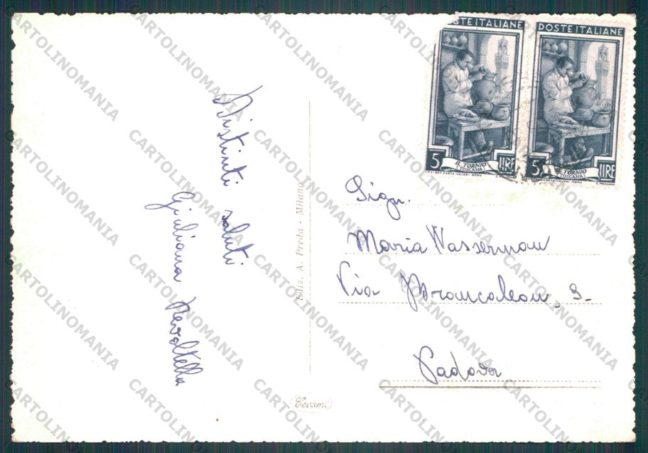 Brescia Sirmione Lago di Garda Le Grotte Foto FG cartolina VK3105 – retro