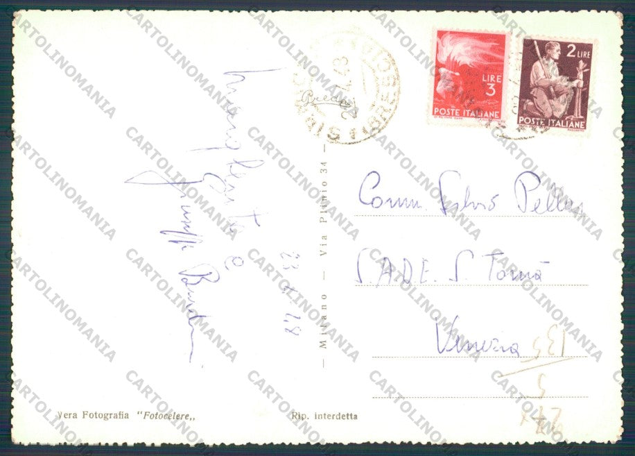 Brescia Sirmione Lago di Garda Le Grotte Foto FG cartolina VK3106 – retro
