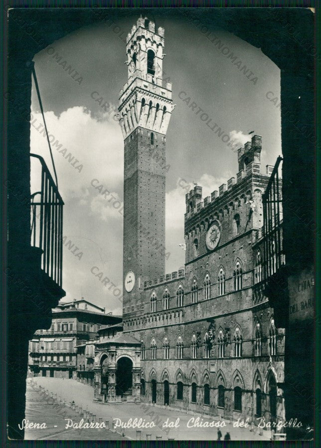 Siena Città Chiasso del Bargello PIEGHINA Foto FG cartolina VK3114 – fronte