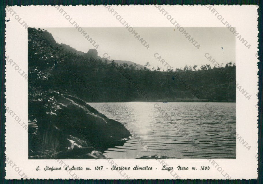 Genova Santo Stefano d'Aveto Lago Nero Foto FG cartolina VK3136 – fronte