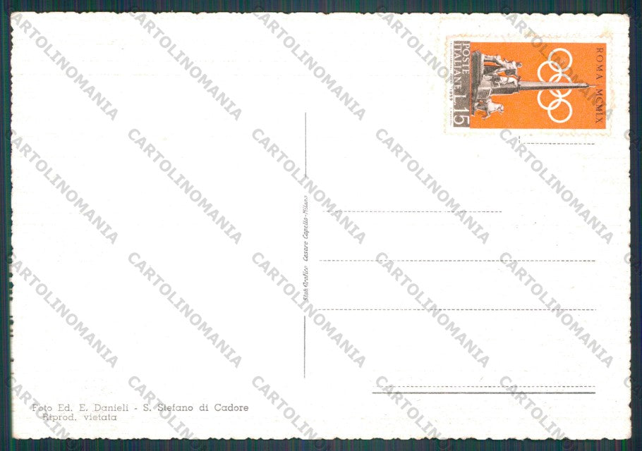 Belluno Sappada di Cadore FG cartolina VK3138 – retro
