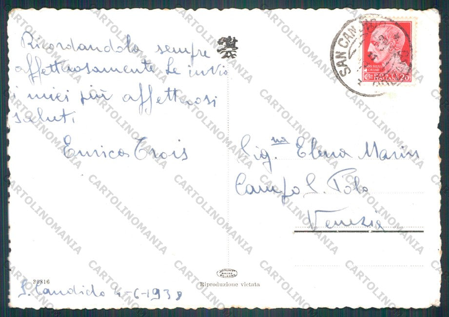 Bolzano San Candido PIEGHE FG cartolina VK3142 – retro