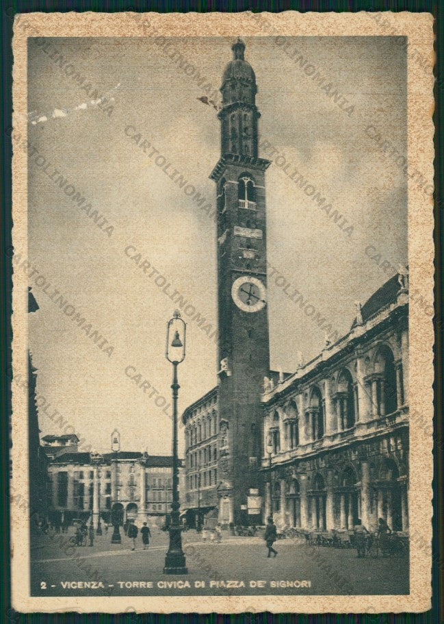 Vicenza Città Piazza dei Signori ABRASA FG cartolina VK3145 – fronte
